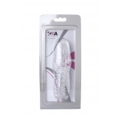 Прозрачная насадка с шишечками и шипами - 13,5 см. - Toyfa Basic - в Ноябрьске купить с доставкой