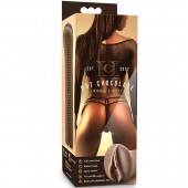 Коричневый мастубратор-вагина Nicole s Kitty - Blush Novelties - в Ноябрьске купить с доставкой