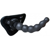 Чёрная насадка BALLS 3 - 22 см. - LOVETOY (А-Полимер) - купить с доставкой в Ноябрьске