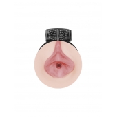 Мастурбатор-вагина с виброкольцом Satisfaction Darling - Lola Games - в Ноябрьске купить с доставкой