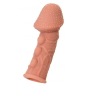 Насадка на фаллос с пузыриками, венками и ребристостью KOKOS Extreme Sleeve 09 - 12,7 см. - KOKOS - в Ноябрьске купить с доставкой