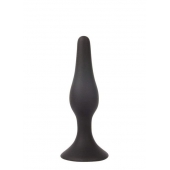 Чёрная анальная пробка Sex Expert - 9,5 см. - Sex Expert