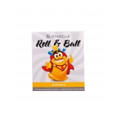 Стимулирующий презерватив-насадка Roll   Ball Banana - Sitabella - купить с доставкой в Ноябрьске