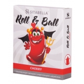 Стимулирующий презерватив-насадка Roll   Ball Cherry - Sitabella - купить с доставкой в Ноябрьске