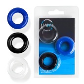 Набор из трех разноцветных эрекционных колец Erowoman-Eroman - Erowoman-Eroman - в Ноябрьске купить с доставкой