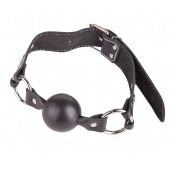 Кляп-шар классической формы и конструкции из натуральной кожи - Sitabella - купить с доставкой в Ноябрьске