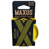Презервативы с точками и рёбрами в железном кейсе MAXUS Special - 3 шт. - Maxus - купить с доставкой в Ноябрьске