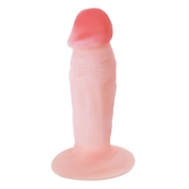 Фаллоимитатор-реалистик на круглом основании - 11 см. - Baile