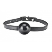 Кляп-шар из силикона с регулирующимся ремнем - Lux Fetish - купить с доставкой в Ноябрьске