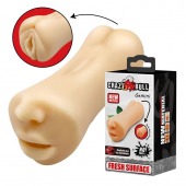 Двусторонний мастурбатор Gemini - ротик и вагина - Baile - в Ноябрьске купить с доставкой