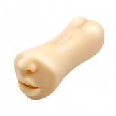 Двусторонний мастурбатор Gemini - ротик и вагина - Baile - в Ноябрьске купить с доставкой