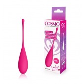 Розовый тяжелый вагинальный шарик со шнурком - Cosmo