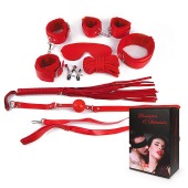 Пикантный красный набор БДСМ - Notabu - купить с доставкой в Ноябрьске
