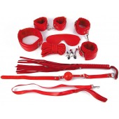 Пикантный красный набор БДСМ - Notabu - купить с доставкой в Ноябрьске