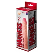 Телесная насадка на Harness с коннектором RED LINE - 19 см. - LOVETOY (А-Полимер) - купить с доставкой в Ноябрьске