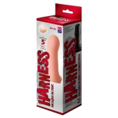 Телесная насадка на Harness с коннектором RED LINE - 13 см. - LOVETOY (А-Полимер) - купить с доставкой в Ноябрьске