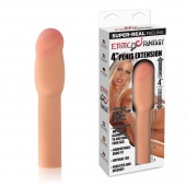 Телесная насадка для увеличения члена - 20 см. - Erotic Fantasy - в Ноябрьске купить с доставкой