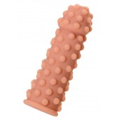 Телесная реалистичная насадка KOKOS Extreme Sleeve 02 с дополнительной стимуляцией - 12,7 см. - KOKOS - в Ноябрьске купить с доставкой