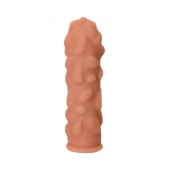 Телесная реалистичная насадка KOKOS Extreme Sleeve 11 с дополнительной стимуляцией - 12,7 см. - KOKOS - в Ноябрьске купить с доставкой