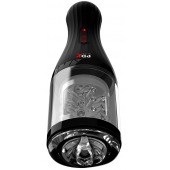 Прозрачный мастурбатор-ротатор с голосовым сопровождением Talk Dirty Rotobator - Pipedream - в Ноябрьске купить с доставкой