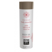 Съедобное массажное масло с ароматом гибискуса и зеленого чая - 75 мл. - Shiatsu - купить с доставкой в Ноябрьске