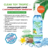 Очищающий спрей для игрушек CLEAR TOY Tropic - 100 мл. - Биоритм - купить с доставкой в Ноябрьске