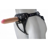 Универсальный мягкий пояс с насадкой Hard brutal BDSM-КОНСУЛ - 17 см. - LOVETOY (А-Полимер) - купить с доставкой в Ноябрьске