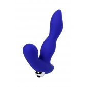 Синий силиконовый вибростимулятор простаты Stroman - 14,5 см. - ToyFa - в Ноябрьске купить с доставкой