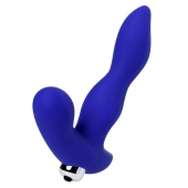 Синий силиконовый вибростимулятор простаты Stroman - 14,5 см. - ToyFa - в Ноябрьске купить с доставкой