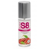 Смазка на водной основе S8 Flavored Lube со вкусом вишни - 125 мл. - Stimul8 - купить с доставкой в Ноябрьске