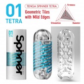 Мастурбатор SPINNER Tetra - Tenga - в Ноябрьске купить с доставкой