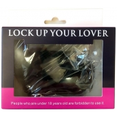 Черные меховые наручники Love с ключиками - Baile - купить с доставкой в Ноябрьске