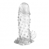 Насадка удлинитель с пупырышками и усиками - 13 см. - Baile - в Ноябрьске купить с доставкой