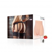 Мастурбатор-полуторс Cherry с вибрацией и двумя любовными тоннелями - KOKOS - в Ноябрьске купить с доставкой