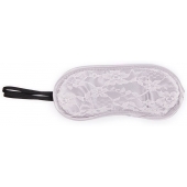 Серая кружевная маска на резиночке - Notabu - купить с доставкой в Ноябрьске