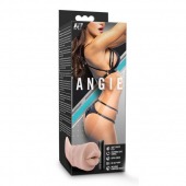 Телесный мастурбатор-ротик Angie - Blush Novelties - в Ноябрьске купить с доставкой