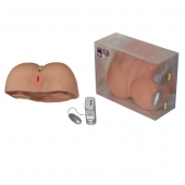 Вагина из киберкожи с присосками и вибрацией - LOVETOY (А-Полимер) - в Ноябрьске купить с доставкой