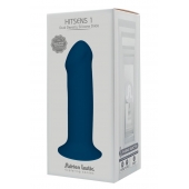 Синий фаллоимитатор двойной плотности Hitsens 1 - 17,7 см. - Adrien Lastic