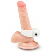 Белое кольцо на член с вибрацией - Brazzers - в Ноябрьске купить с доставкой