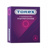 Презервативы Torex  Ультратонкие  - 3 шт. - Torex - купить с доставкой в Ноябрьске