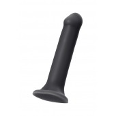 Черный фаллос на присоске Silicone Bendable Dildo XL - 20 см. - Strap-on-me - купить с доставкой в Ноябрьске