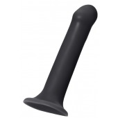 Черный фаллос на присоске Silicone Bendable Dildo XL - 20 см. - Strap-on-me - купить с доставкой в Ноябрьске
