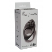 Черное эрекционное виброкольцо Pure Passion Moonshine - Lola Games - в Ноябрьске купить с доставкой