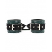 Изумрудные оковы на ноги Ladys Arsenal на карабинах - БДСМ Арсенал - купить с доставкой в Ноябрьске