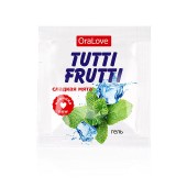 Пробник гель-смазки Tutti-frutti со вкусом мяты - 4 гр. - Биоритм - купить с доставкой в Ноябрьске