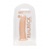 Телесный фаллоимитатор без мошонки Silicone Dildo Without Balls - 19,2 см. - Shots Media BV