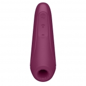 Бордовый вакуум-волновой стимулятор Satisfyer Curvy 1+ - Satisfyer