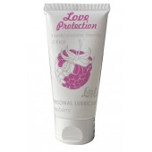 Лубрикант на водной основе с ароматом малины Love Protection Raspberry - 50 мл. - Lola Games - купить с доставкой в Ноябрьске