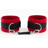Красно-черные оковы My rules на сцепке - БДСМ Арсенал - купить с доставкой в Ноябрьске