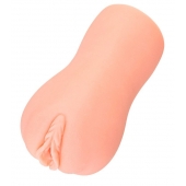 Телесный вибромастурбатор-вагина с рельефом EMILY AUTO - KOKOS - в Ноябрьске купить с доставкой